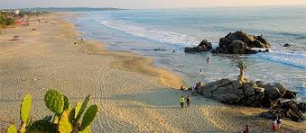 Playa Zicatela surf olas atardecer Puerto Escondido